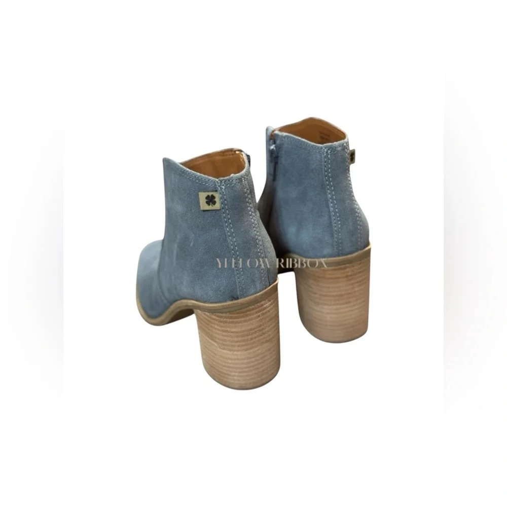 🆕 LUCKY BRAND | PELLYON HEELED BOOTIE | OPEN GREY | SIZE: 8